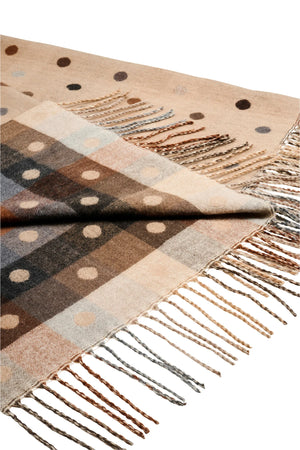 Haven Columbus Spot Scarf Latte