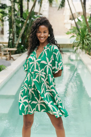 Haven Congo Dress Palm