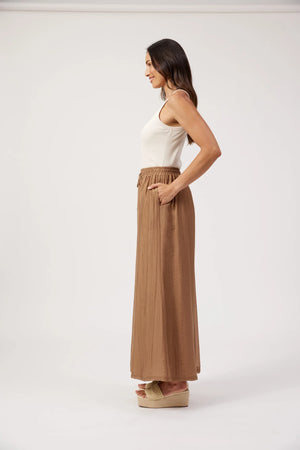 Haven Kenya Palazzo Pant Wheat