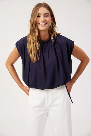 Haven Positano Top Navy