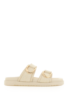 Billini Areli Slide Cream Raffia