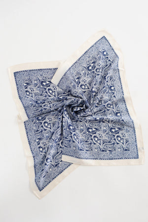 Angels Whisper Indie Paisley Bandana Blue