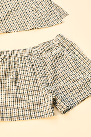 Rhythm Lottie Check Short Brown