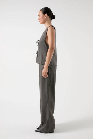 Bisk The Label Minnie Linen Pants Slate
