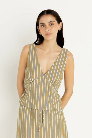 Rhythm Lucia Top Olive