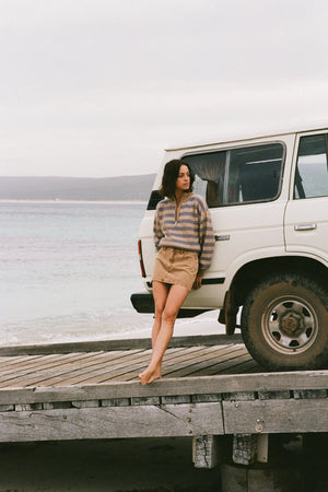 Rhythm Ruby Mini Skirt Washed Sand