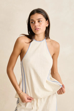 Rhythm Tinker Stripe Top Cream