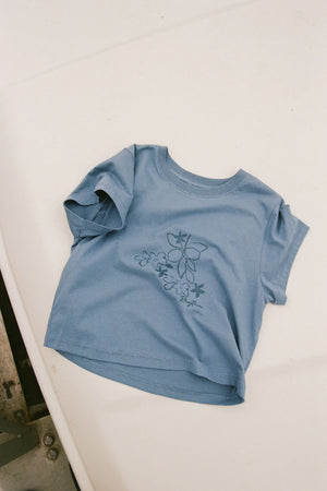 Rhythm Floral Blooms Tee Slate