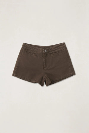 Rhythm Micro Denim Short Café