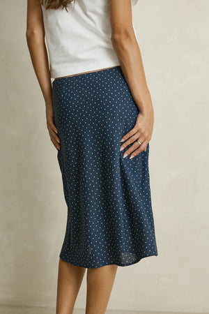 Rhythm Maisy Midi Skirt Blue