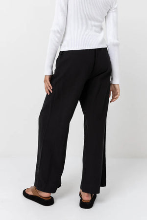 Rhythm Classic Drawstring Pant Black