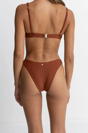 Rhythm Classic Hi Cut Pant Rust