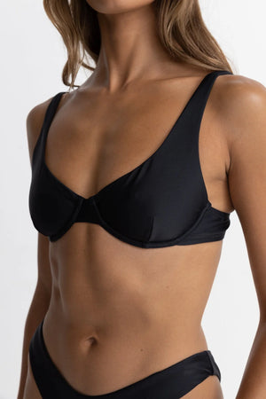 Rhythm Classic Underwire Top Black