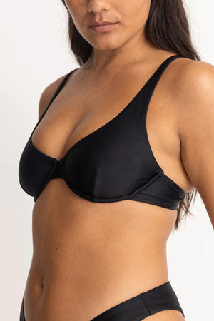 Rhythm Classic Underwire Top Black