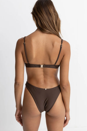 Rhythm Classic Underwire Top Chocolate