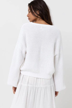 Rhythm Classic Knit Jumper White