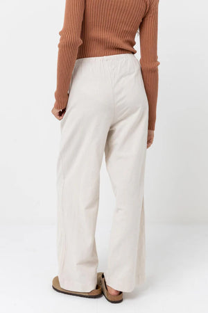 Rhythm Classic Drawstring Pant Oat