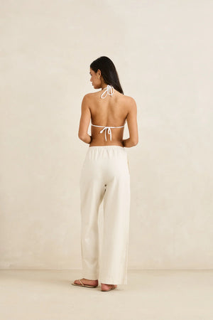 Rhythm Classic Drawstring Pant Oat