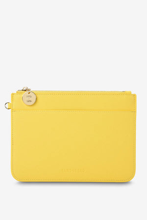 Elms + King Flat Pouch Lemon