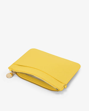Elms + King Flat Pouch Lemon