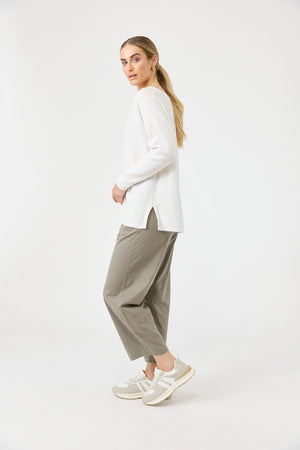 Eb & Ive Studio V Knit Salt