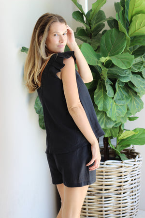 Haven Noosa Relaxed Shorts Ebony