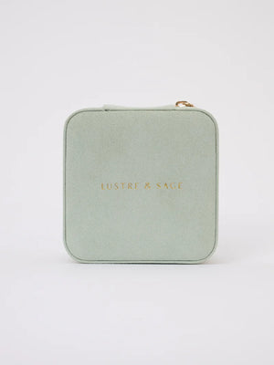Lustre & Sage Travel Jewellery Box