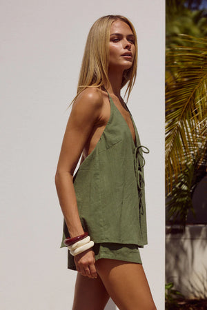 Seven Wonders Octavia Top Khaki