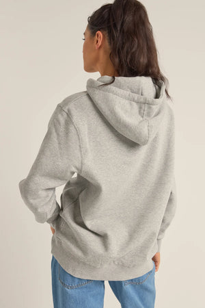 Rhythm Logo Boyfriend Fleece Hood Grey Heather