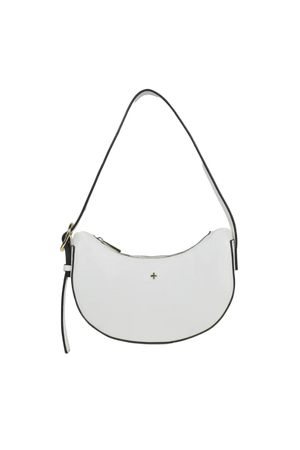 Peta + Jain Goldie Eyelet Shoulder Bag White/Gold