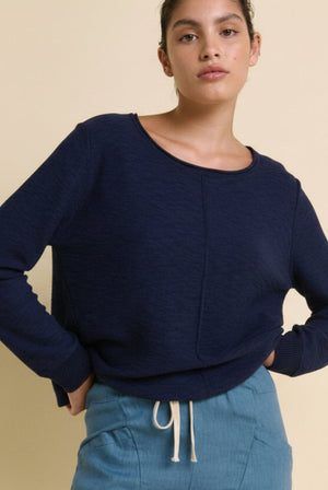 Little Lies Sacha Top Navy