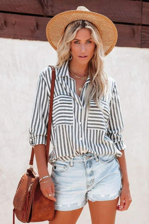 Mutig Cotton Sonny Shirt Charcoal