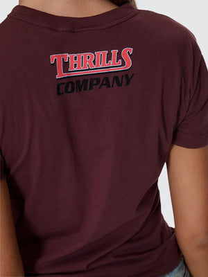 Thrills Full Throttle Boy Tee Bitter Chocolate