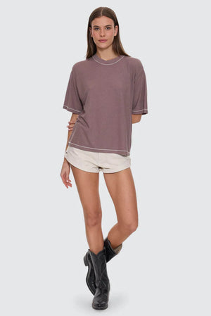Thrills Remi Low Rise Baggy Short Stone