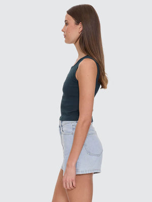 Thrills Invigorate Y2K Tank Jasper Green