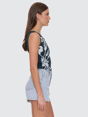 Thrills Invigorate Y2K Tank Jasper Green