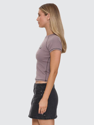 Thrills Glitch Studded Raglan Club Tee Shroom