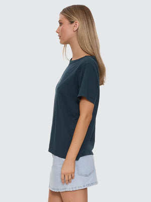 Thrills Haven For The Reckless Relaxed Tee Jasper Green