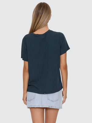 Thrills Haven For The Reckless Relaxed Tee Jasper Green