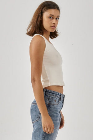 Thrills Vision of You Y2k Tank Heritage White