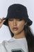 Peta + Jain Soleil Striped Toweling Bucket Hat Black
