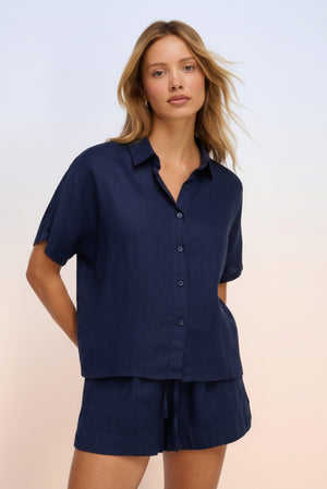 Little Lies Bronte Shorts Navy
