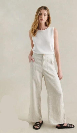 Little Lies Spring Knit Tank White