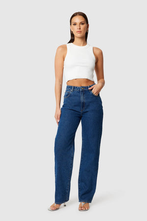 Abrand Carrie Jean Bella Mid Blue