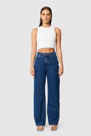 Abrand Carrie Jean Bella Mid Blue