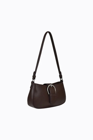 Peta + Jain Milla Mini Shoulder Bag Chocolate/Silver