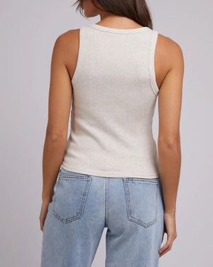 Silent Theory Ella Tank Oatmeal