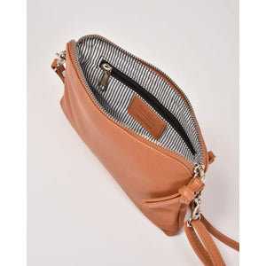 Gabee Kara Leather Bag with Strap Olive
