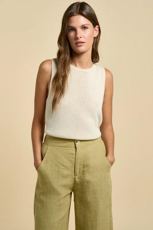 Little Lies Spring Tank Natural