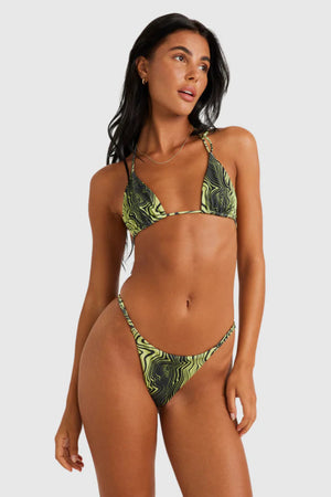 RVCA Distort Ultra Skimpy Green Leaf